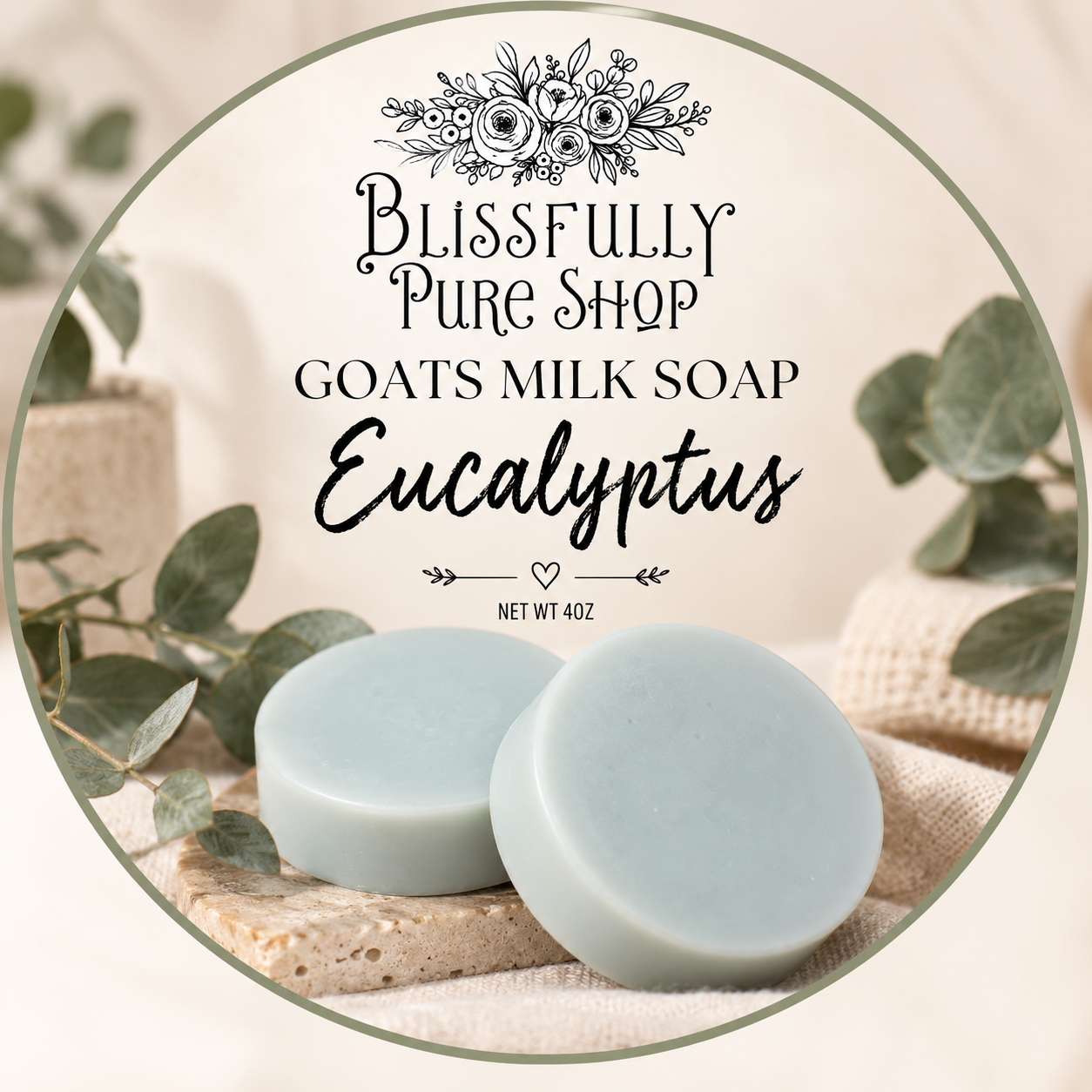 Eucalyptus Goats Milk Soap