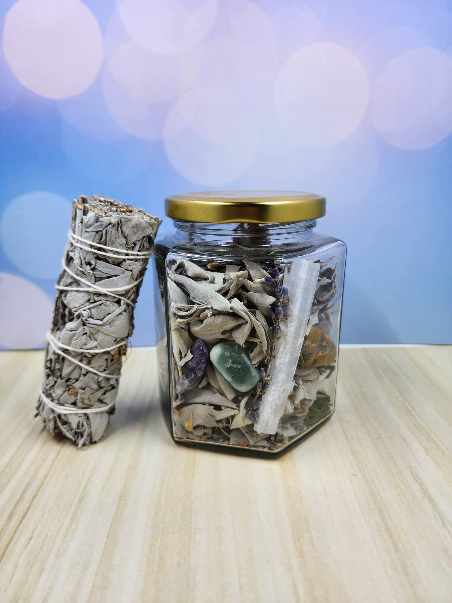 Smudge Healing Jar