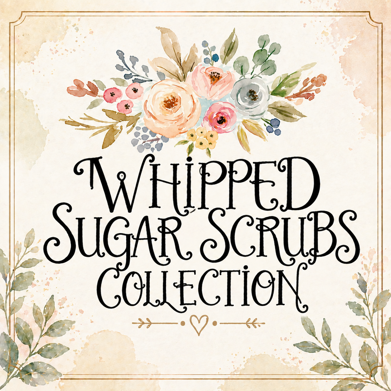 Whipped Sugar Scrubs
