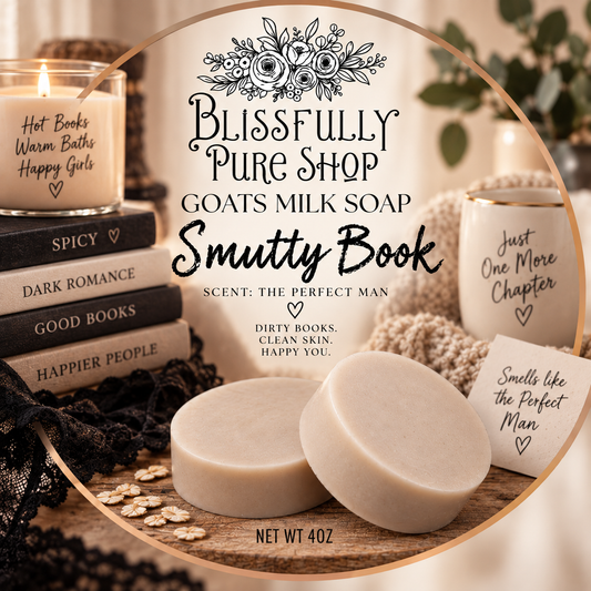 Smutty Book Goats Milk Soap
