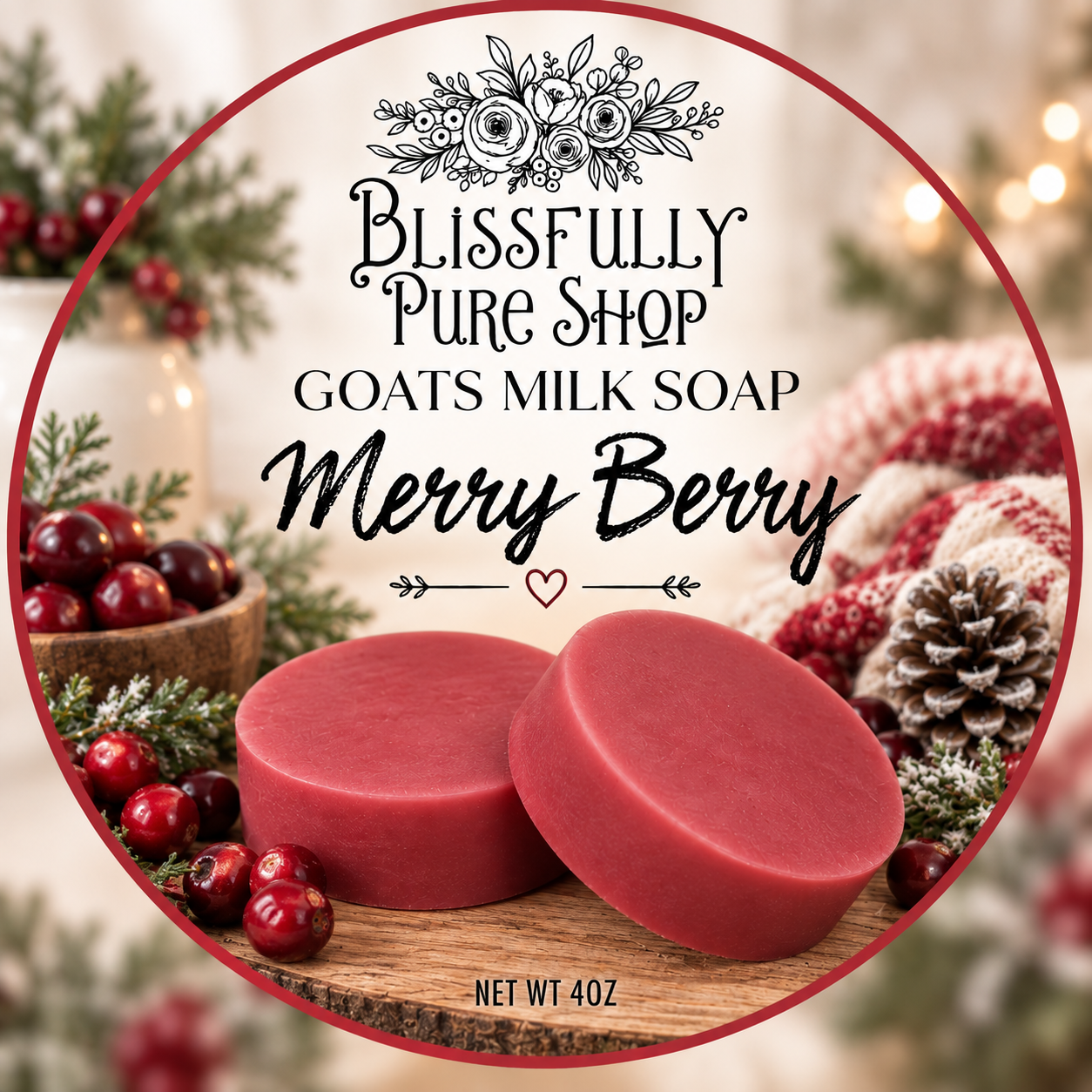 Merry Berry Goat Milk Soap