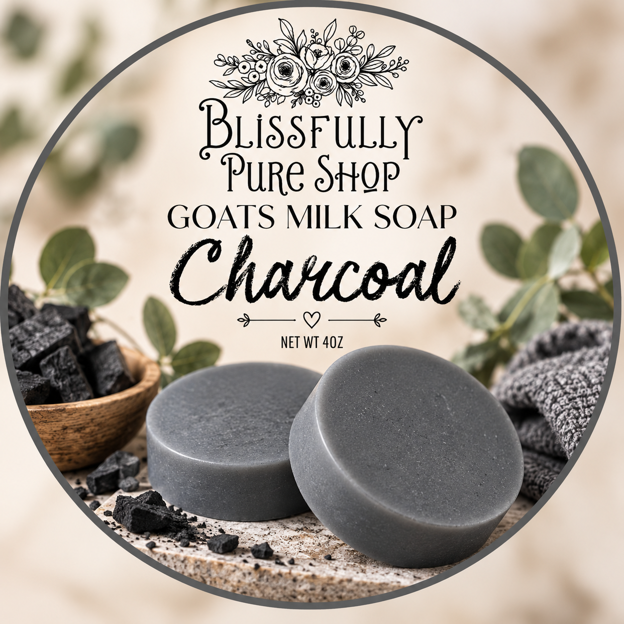 Charcoal Goat Milk Soap